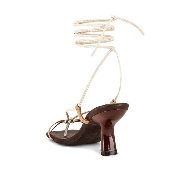Jeffrey Campbell, Size 8, Brown, Tie Up, Sandal Heels - Picture 3 of 9
